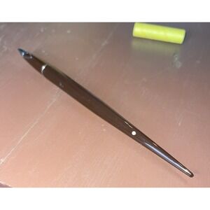 Vintage Sheaffer White Dot Desk Fountain‎ Brown Pen Only Stainless Steel Nib